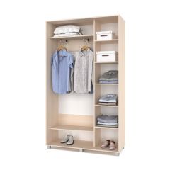 РОЛАНД Шкаф-купе Млечный дуб (450*1300) Р431 в Тарко-Сале - tarko-sale.mebel24.online | фото 3