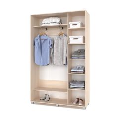 РОЛАНД Шкаф-купе Млечный дуб (450*1400) Р441 в Тарко-Сале - tarko-sale.mebel24.online | фото 3