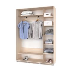 РОЛАНД Шкаф-купе Млечный дуб (450*1600) Р461 в Тарко-Сале - tarko-sale.mebel24.online | фото 5