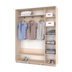 РОЛАНД Шкаф-купе Млечный дуб (450*1700) Р471 в Тарко-Сале - tarko-sale.mebel24.online | фото 3