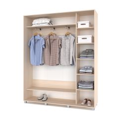 РОЛАНД Шкаф-купе Млечный дуб (450*1800) Р481 в Тарко-Сале - tarko-sale.mebel24.online | фото 2
