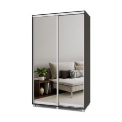 РОЛАНД Шкаф-купе с зеркалами Венге (450*1300) Р433 в Тарко-Сале - tarko-sale.mebel24.online | фото 2