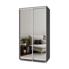 РОЛАНД Шкаф-купе с зеркалами Венге (450*1200) Р423 в Тарко-Сале - tarko-sale.mebel24.online | фото 2
