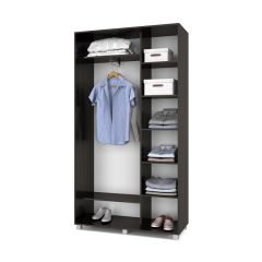 РОЛАНД Шкаф-купе с зеркалами Венге (450*1200) Р423 в Тарко-Сале - tarko-sale.mebel24.online | фото 3