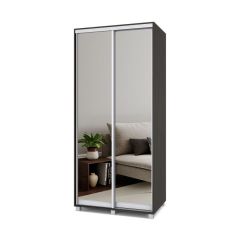 РОЛАНД Шкаф-купе с зеркалами Венге (600*1000) Р603 в Тарко-Сале - tarko-sale.mebel24.online | фото