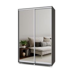 РОЛАНД Шкаф-купе с зеркалами Венге (600*1400) Р643 в Тарко-Сале - tarko-sale.mebel24.online | фото