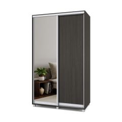 РОЛАНД Шкаф-купе с зеркалом Венге (450*1300) Р432 в Тарко-Сале - tarko-sale.mebel24.online | фото 2