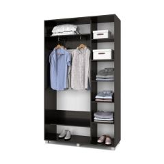 РОЛАНД Шкаф-купе с зеркалом Венге (450*1300) Р432 в Тарко-Сале - tarko-sale.mebel24.online | фото 3