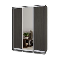 РОЛАНД Шкаф-купе с зеркалом Венге (450*1700) Р472 в Тарко-Сале - tarko-sale.mebel24.online | фото 2