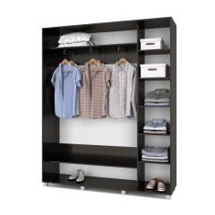 РОЛАНД Шкаф-купе с зеркалом Венге (450*1800) Р482 в Тарко-Сале - tarko-sale.mebel24.online | фото 5