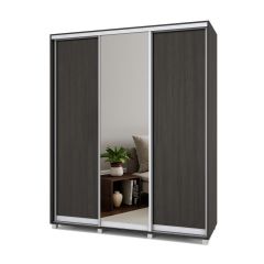 РОЛАНД Шкаф-купе с зеркалом Венге (600*1800) Р682 в Тарко-Сале - tarko-sale.mebel24.online | фото