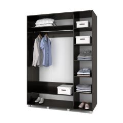 РОЛАНД Шкаф-купе с зеркалом Венге (600*1800) Р682 в Тарко-Сале - tarko-sale.mebel24.online | фото 2