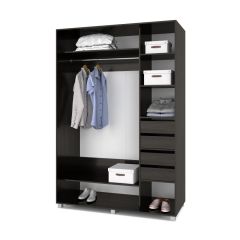 РОЛАНД Шкаф-купе с зеркалом Венге (600*1800) Р682 в Тарко-Сале - tarko-sale.mebel24.online | фото 4