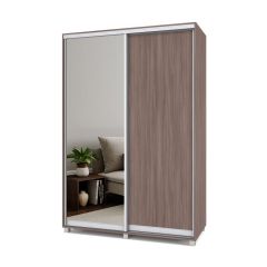 РОЛАНД Шкаф-купе с зеркалом Шимо темный (600*1500) Р652 в Тарко-Сале - tarko-sale.mebel24.online | фото