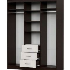 Шкаф-купе ШКП 1 (Венге/Ясень Анкор светлый) в Тарко-Сале - tarko-sale.mebel24.online | фото 2