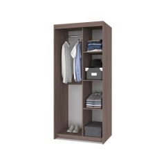 ТОМАС Шкаф-купе с зеркалом Шимо темный/светлый Т22 в Тарко-Сале - tarko-sale.mebel24.online | фото 2