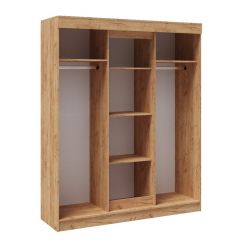 Шкаф-купе ТВИСТ Белый/Дуб юкон в Тарко-Сале - tarko-sale.mebel24.online | фото 2