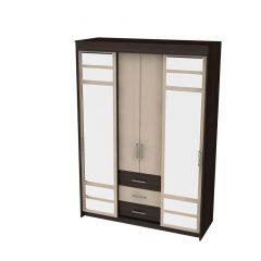 Шкаф-купе комби Юнона (1600) в Тарко-Сале - tarko-sale.mebel24.online | фото