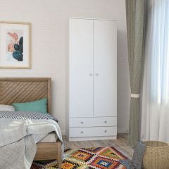 Шкаф Нина (М6) Белый в Тарко-Сале - tarko-sale.mebel24.online | фото