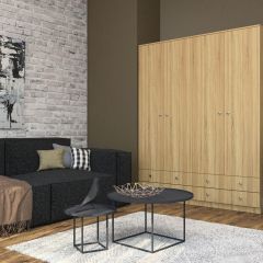 Шкаф Нина (М6) Дуб Сонома в Тарко-Сале - tarko-sale.mebel24.online | фото