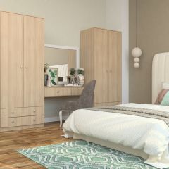 Шкаф Нина (М6) Ясень шимо светлый в Тарко-Сале - tarko-sale.mebel24.online | фото