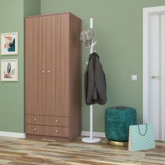 Шкаф Нина (М6) Ясень шимо темный в Тарко-Сале - tarko-sale.mebel24.online | фото