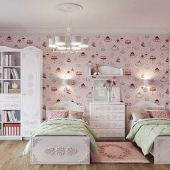 KI-KI ШД450.1 Шкаф (белый/белое дерево) в Тарко-Сале - tarko-sale.mebel24.online | фото 3