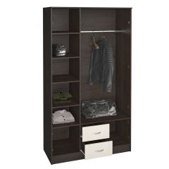 Шкаф Ронда ШК-3 с зеркалом (Венге/Беленый дуб) в Тарко-Сале - tarko-sale.mebel24.online | фото 2