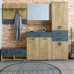 Шкаф с ящиками НКМ Бостон Секция 6 в Тарко-Сале - tarko-sale.mebel24.online | фото 2