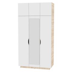 Шкаф с зеркалом "Аврора (H23_M)" в Тарко-Сале - tarko-sale.mebel24.online | фото