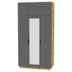 Шкаф с зеркалом "Аврора (H23_M)" в Тарко-Сале - tarko-sale.mebel24.online | фото 19