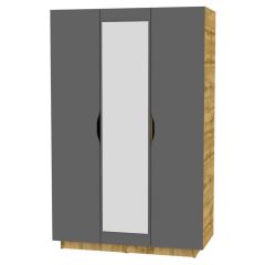 Шкаф с зеркалом "Аврора (H24_M)" в Тарко-Сале - tarko-sale.mebel24.online | фото 2
