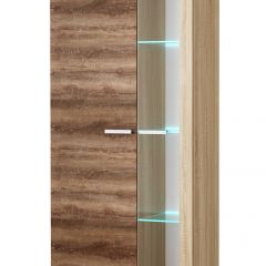 СОНАТА Шкаф ШВС-800 (Дуб сонома/Дуб сакраменто) в Тарко-Сале - tarko-sale.mebel24.online | фото