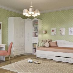 KI-KI СД450.1 Стеллаж 450 с ящ (белый/белое дерево) в Тарко-Сале - tarko-sale.mebel24.online | фото 3