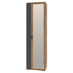 Шкаф ун-й с зеркалом НКМ Бостон Секция 5 в Тарко-Сале - tarko-sale.mebel24.online | фото