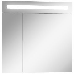 Шкаф-зеркало Аврора 70 с подсветкой LED Домино (DV8007HZ) в Тарко-Сале - tarko-sale.mebel24.online | фото 1