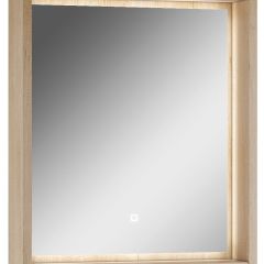 Шкаф-зеркало Nice 60 с подсветкой Домино (DN4706HZ) в Тарко-Сале - tarko-sale.mebel24.online | фото