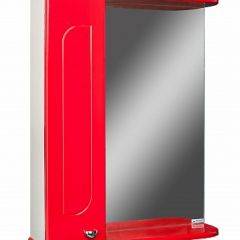 Шкаф-зеркало Радуга Красный 50 левый АЙСБЕРГ (DA1122HZR) в Тарко-Сале - tarko-sale.mebel24.online | фото