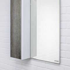 Шкаф-зеркало Uno 60 Дуб серый левый/правый Домино (DU1503HZ) в Тарко-Сале - tarko-sale.mebel24.online | фото 8