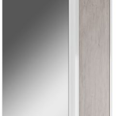 Шкаф-зеркало Uno 60 Дуб серый левый/правый Домино (DU1503HZ) в Тарко-Сале - tarko-sale.mebel24.online | фото 1