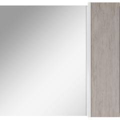 Шкаф-зеркало Uno 80 Дуб серый левый/правый Домино (DU1504HZ) в Тарко-Сале - tarko-sale.mebel24.online | фото 5