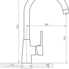 Смеситель MS-014 в Тарко-Сале - tarko-sale.mebel24.online | фото 2