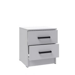 Спальня Асти Тумба прикроватная (Белый) в Тарко-Сале - tarko-sale.mebel24.online | фото 2