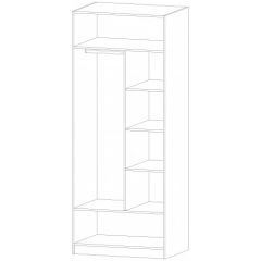 ДИАНА Шкаф 2-х створчатый в Тарко-Сале - tarko-sale.mebel24.online | фото 2