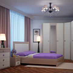 Спальня Глэдис (Модульная) ЯШС/Белый в Тарко-Сале - tarko-sale.mebel24.online | фото 2