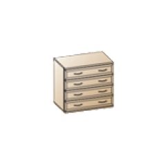 Спальня Карина композиция 5 (Гикори Джексон светлый) в Тарко-Сале - tarko-sale.mebel24.online | фото 3