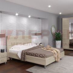 Спальня Мелисса композиция 4 (Ясень Асахи) в Тарко-Сале - tarko-sale.mebel24.online | фото 3