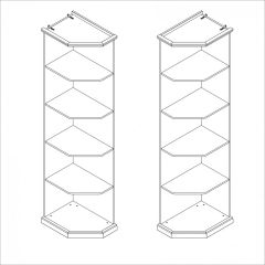 Спальня модульная Мишель (белый матовый/экокожа) в Тарко-Сале - tarko-sale.mebel24.online | фото 5