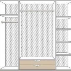 Спальня Ольга (комплект 4 дв.) беж/золото в Тарко-Сале - tarko-sale.mebel24.online | фото 3