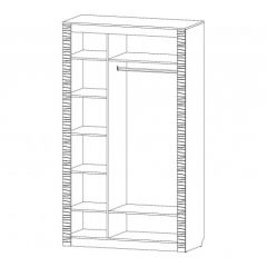 РИВЬЕРА Шкаф 3-х створчатый в Тарко-Сале - tarko-sale.mebel24.online | фото 2